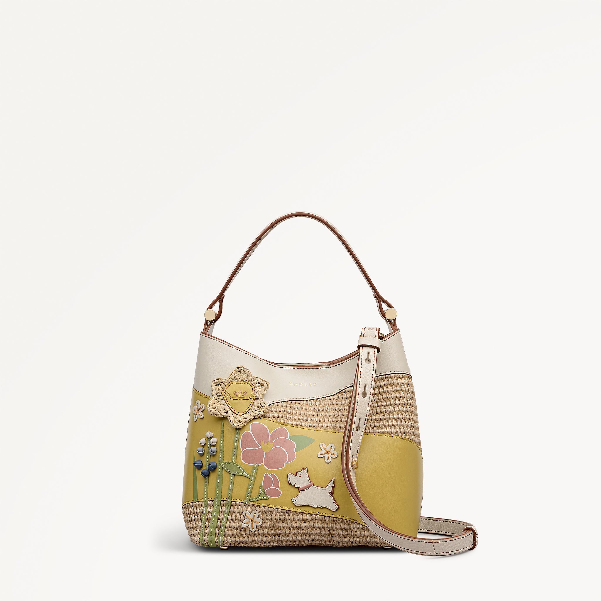 Spring Blooms - Small Open Top Cross Body Bag