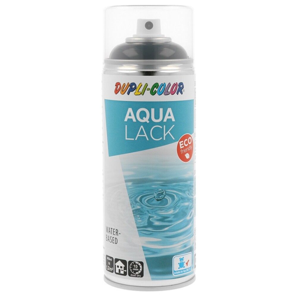 SPRAYMALING DUPLI-COLOR AQUA ECO  CLARLACK MATT 350ML
