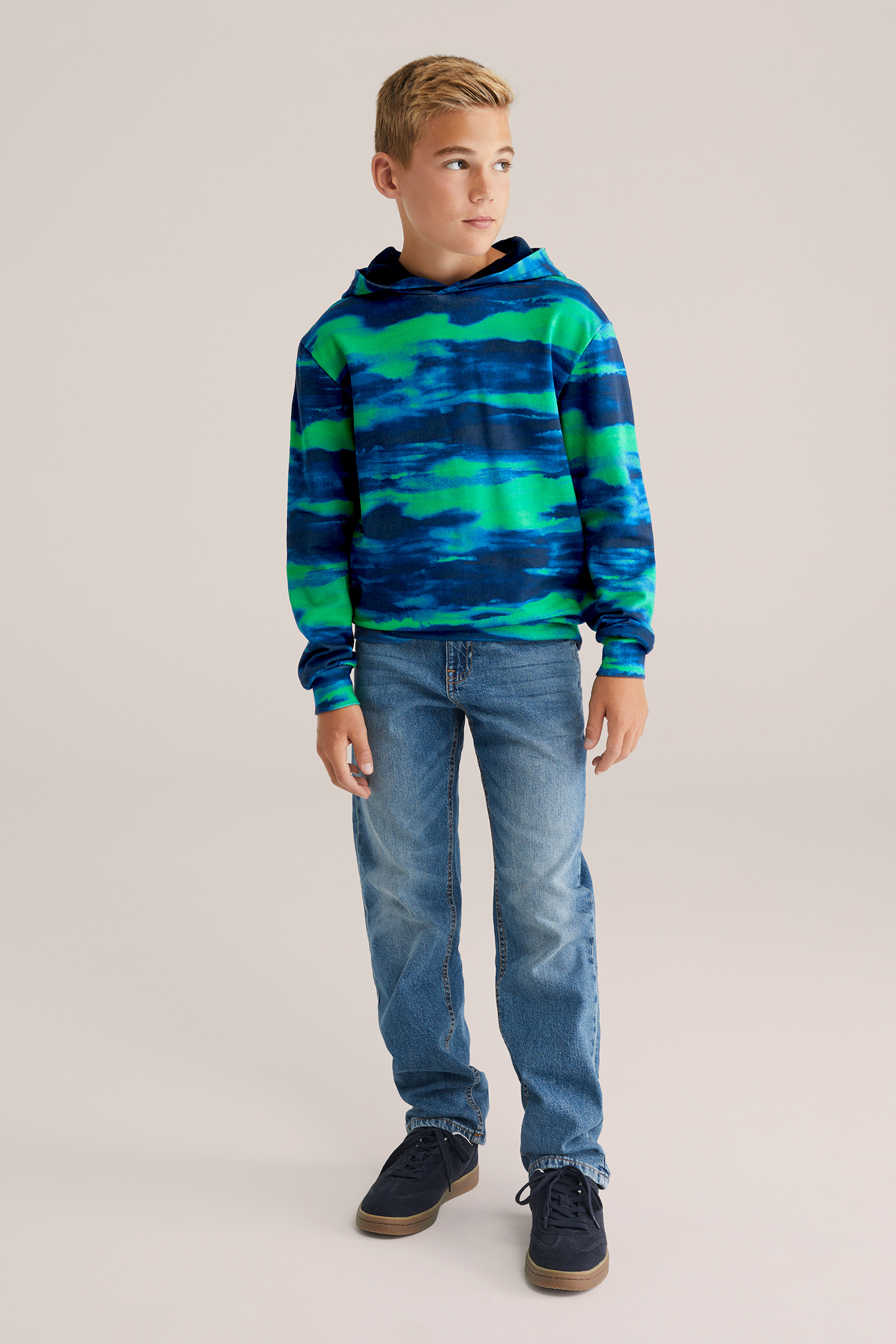 Jongens hoodie met print