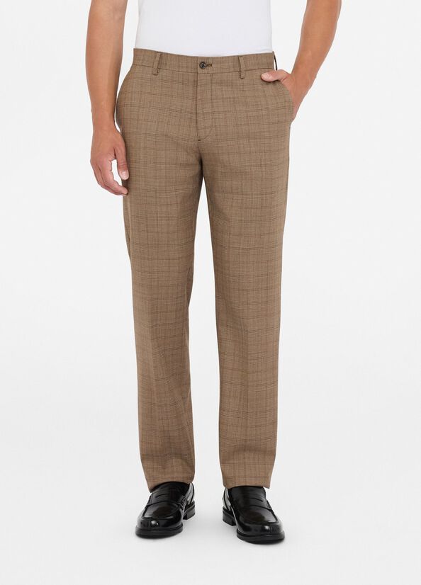 Pantaloni Principe di Galles in lana