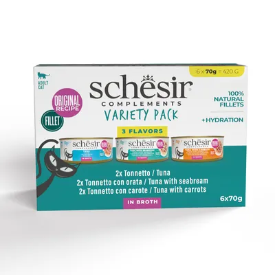 Schesir Complements in Broth 6 x 70g