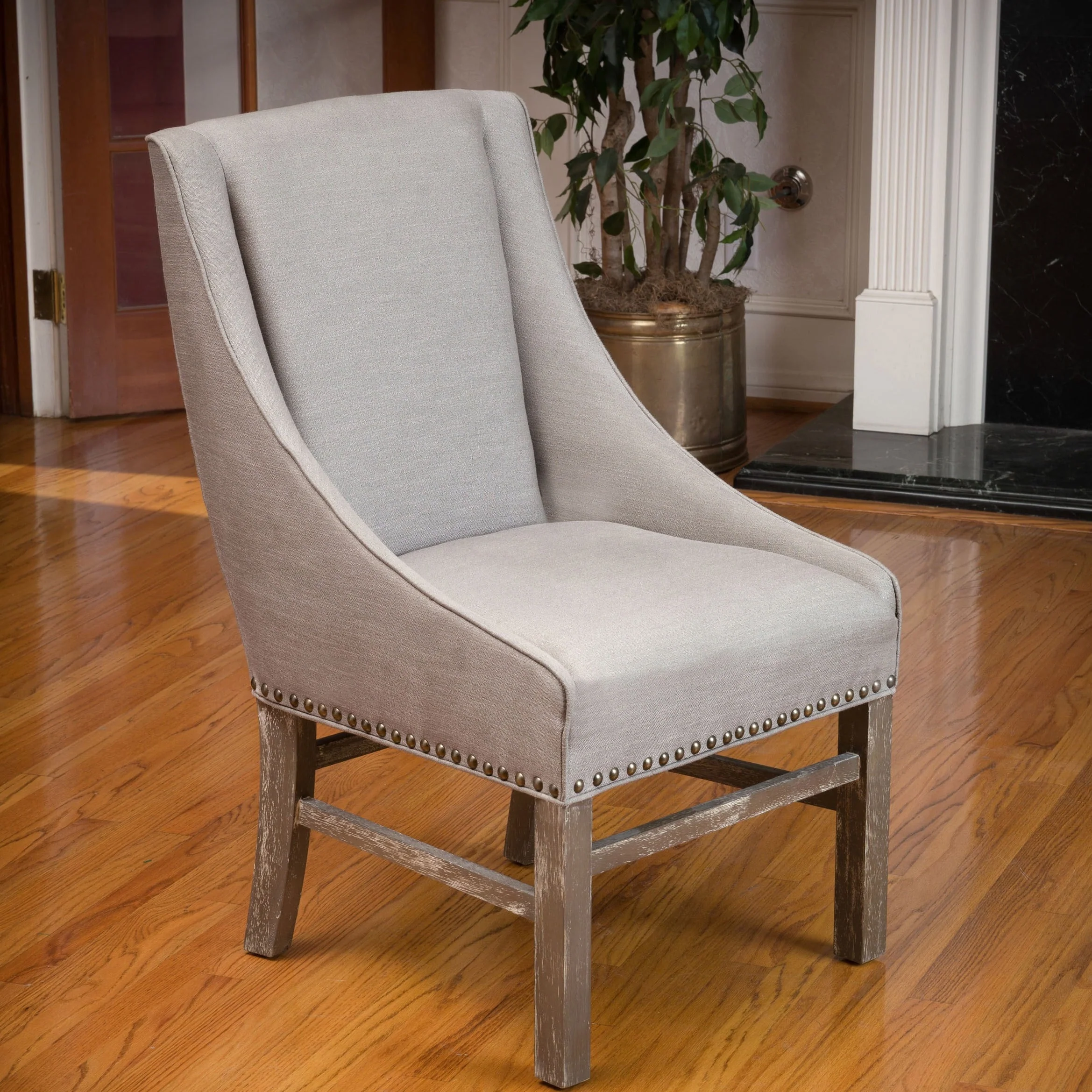 James Upholstered Fabric Dining Chair by Christopher Knight Home