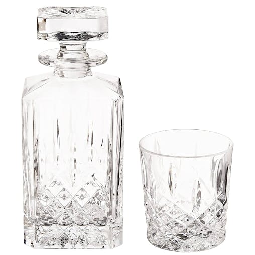 Marquis By Waterford Markham Crystalline Decanter Dof Set - Decanter 2 Tumblers