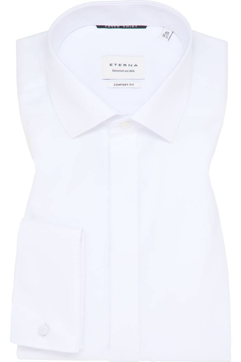 ETERNA Cover Shirt Comfort Fit Galahemd weiss, Einfarbig
