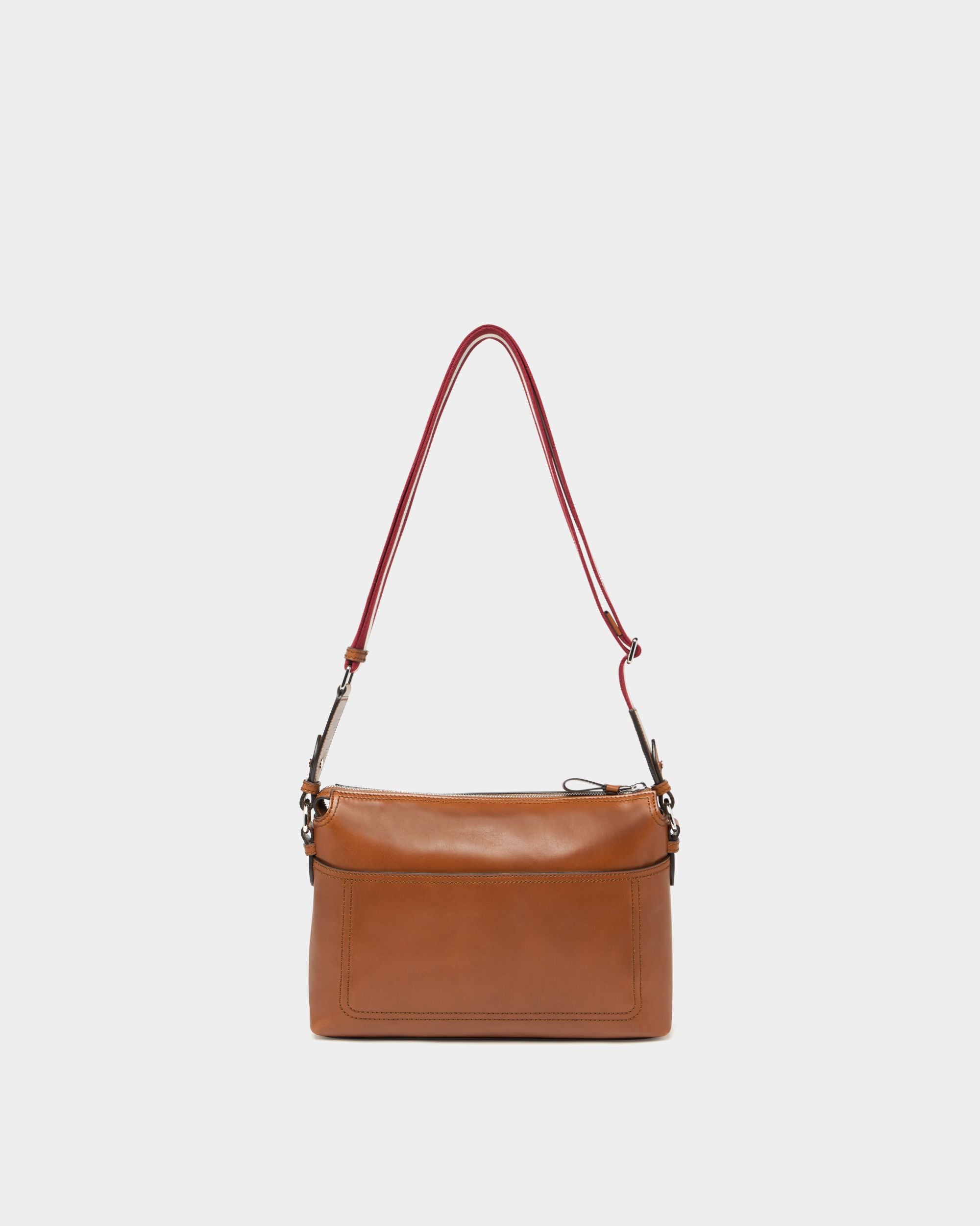 Ray Umhängetasche aus Leder in Amber Brown