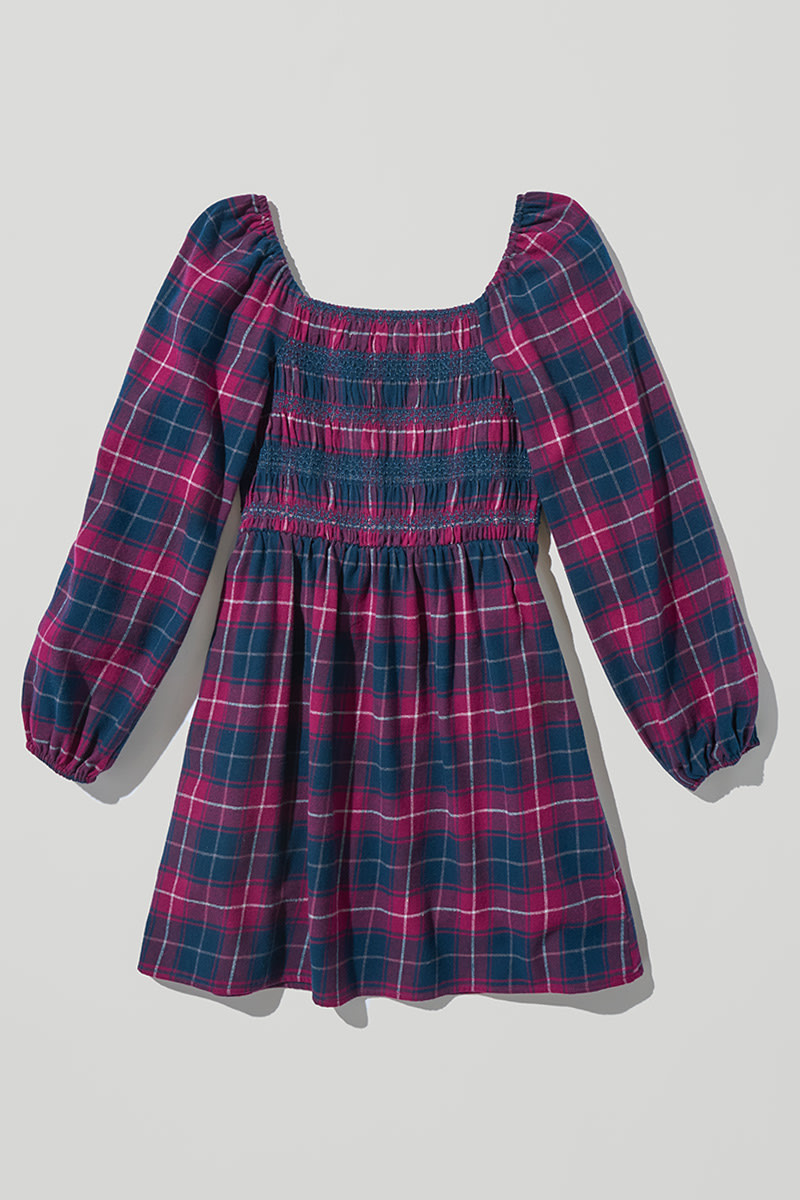 Hello Franki Red Plaid Katherine Dress for girls