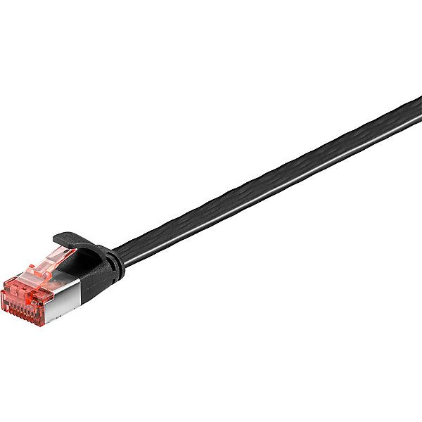 Câble RJ45 Cat6 plat blindé 25cm GOOBAY