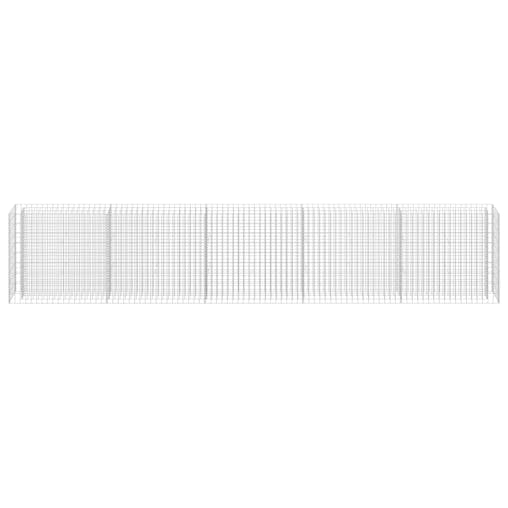 NNEVL Gabion Raised Bed Galvanised Steel 450x30x90 cm