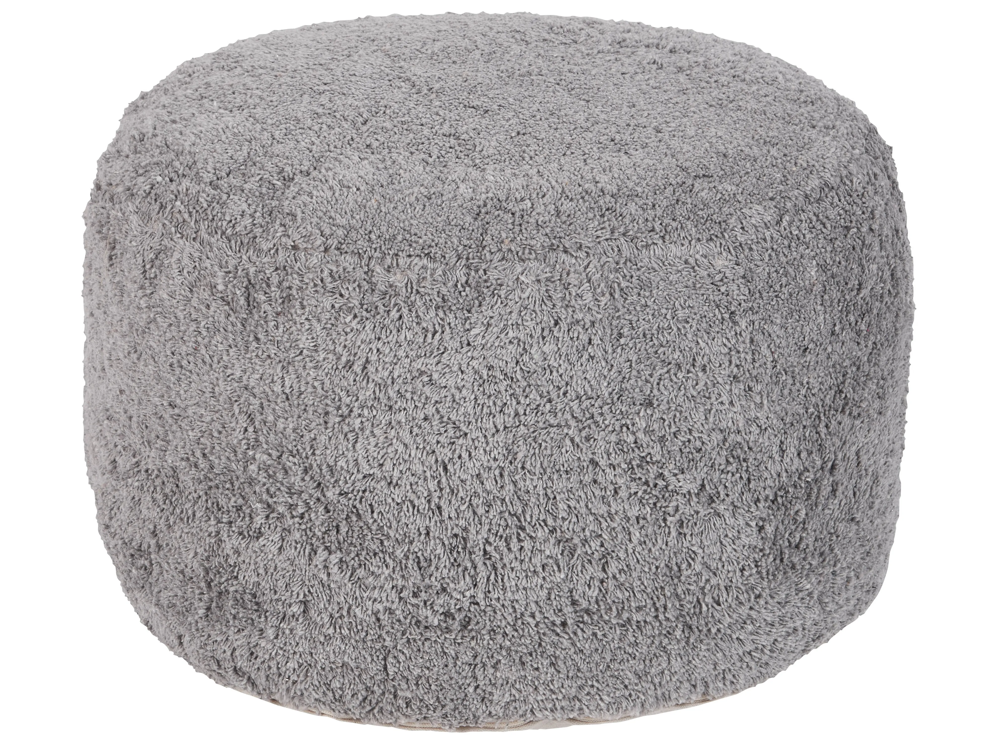 Pouffe KANDHKOT Cotton Grey
