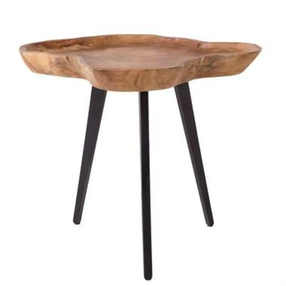 ELSA - Bijzettafel - Lichte houtkleur - Teakhout