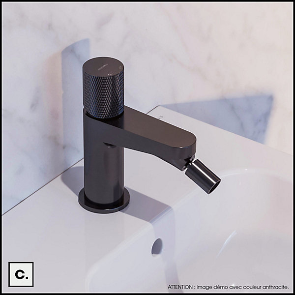 Mélangeur de bidet - CONTOUR - Anthracite