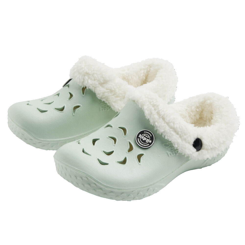 Sabots Hipps enfant fourrés bleu azur 30/31