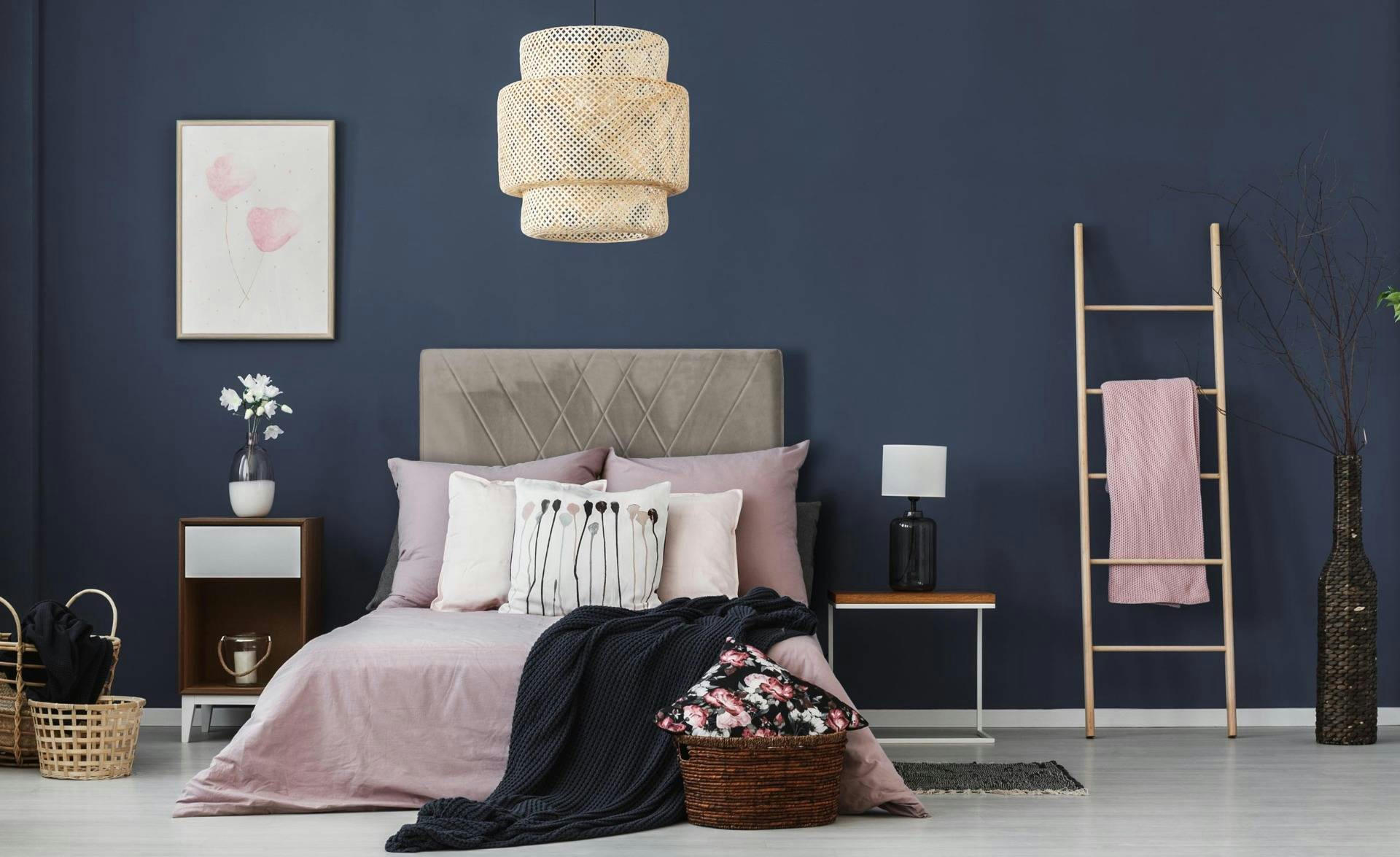 DIAM - Tête de lit 90cm velours taupe