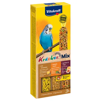 Vitakraft Budgies Crackers Trio-Mix