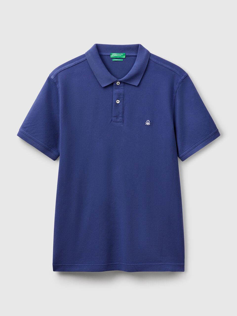 Blue regular fit polo