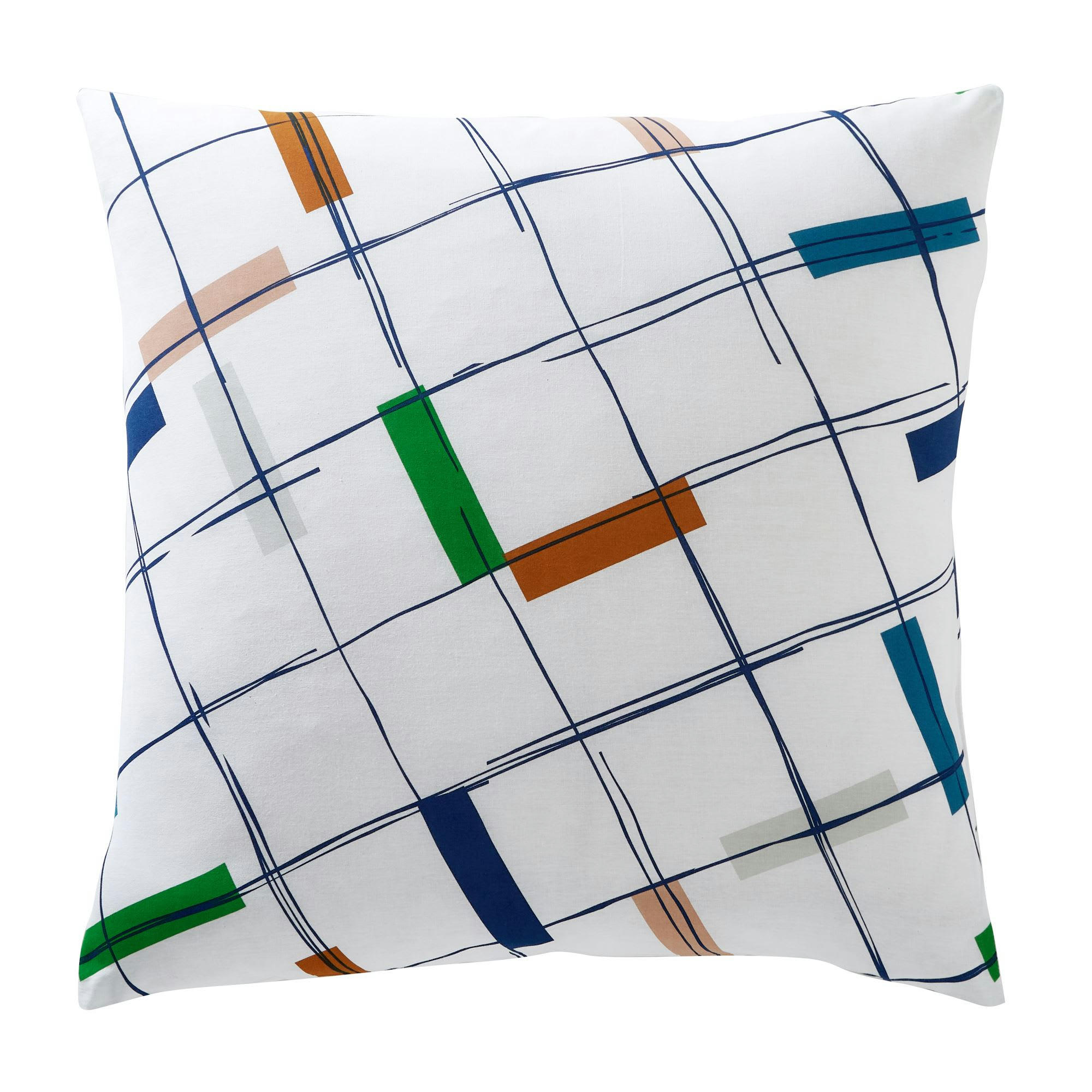 JOKER - Taie sac 50x70 blanc en coton