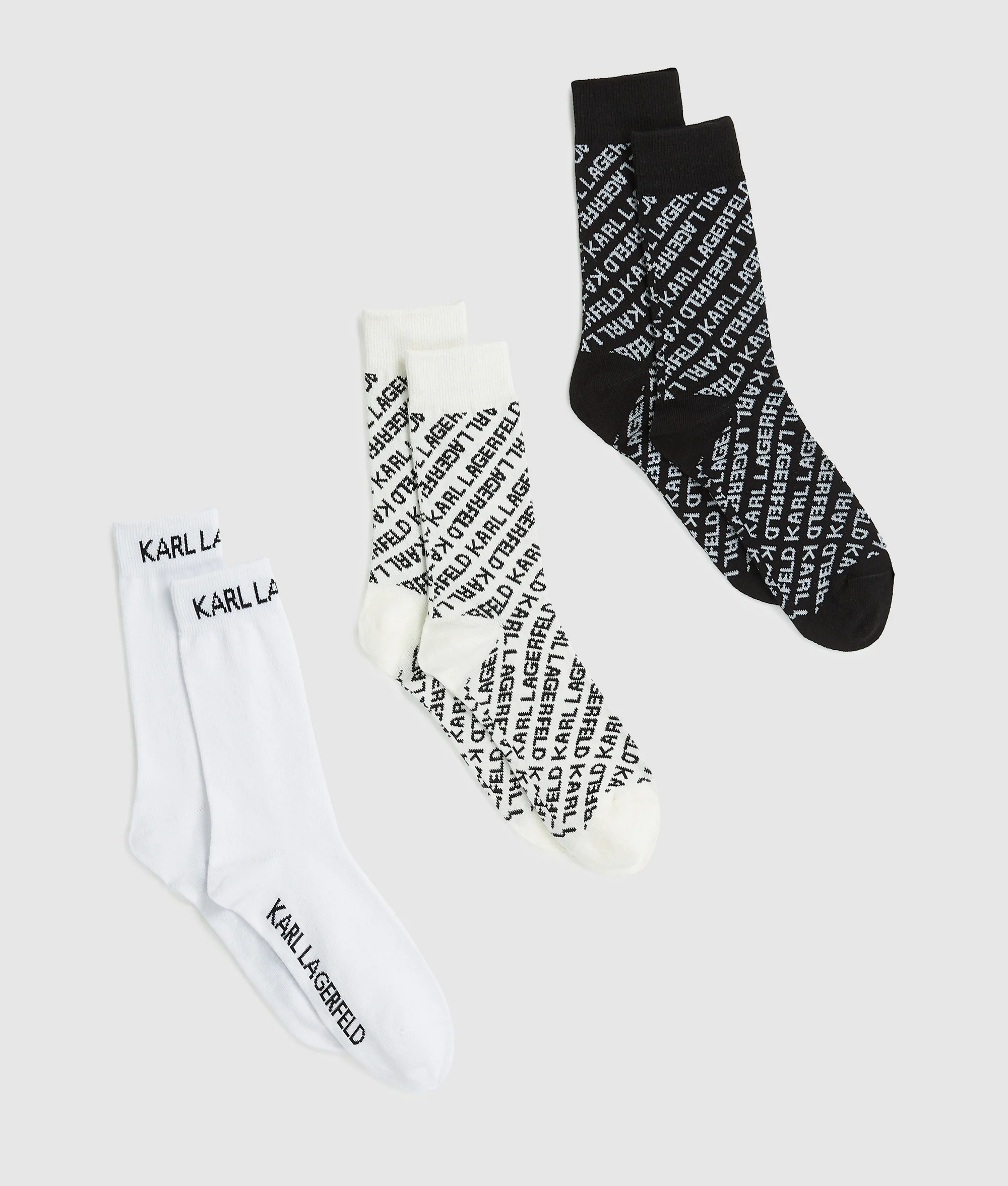 Chaussettes avec logo sur toute la surface – lot de 3
