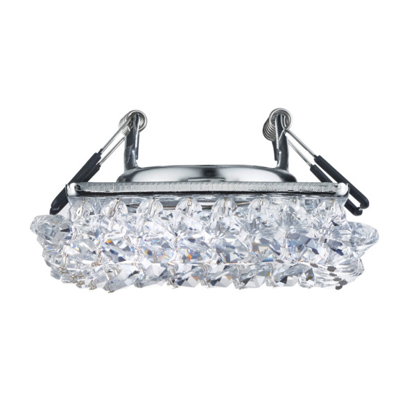 Oprawa wpuszczana oczko kwadratowa chromowana DOLOMITE 1xGU10x10W IP20 Trio