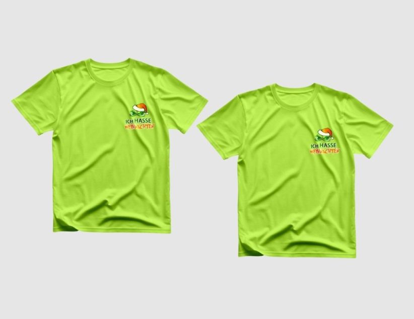 T-Shirt Festtagsmuffel Grün S-XXL