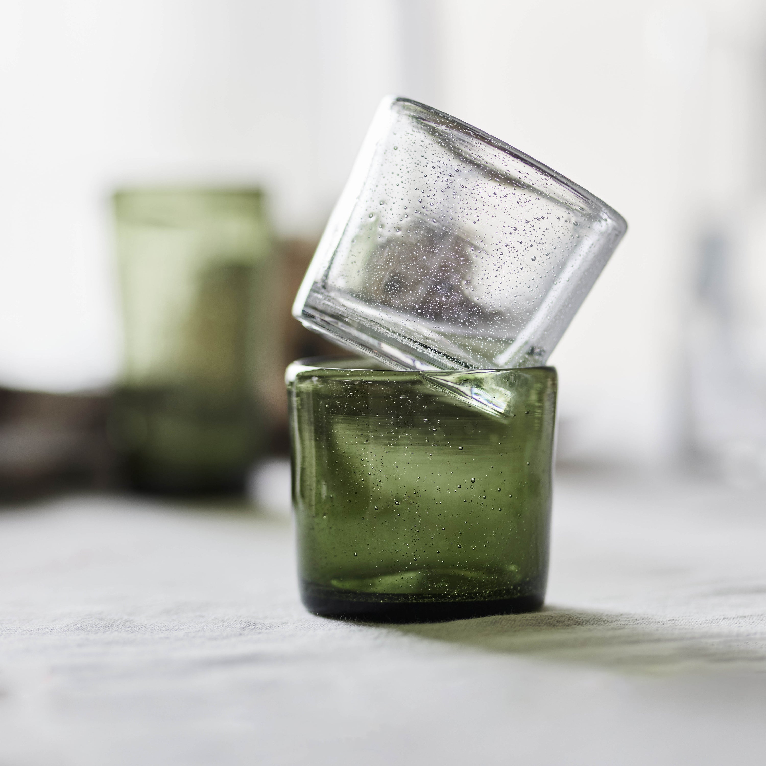 OYOY Living Kuki Drinkglazen 4 st. - Groen