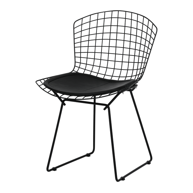 CADEIRA COM ALMOFADA BERTOIA