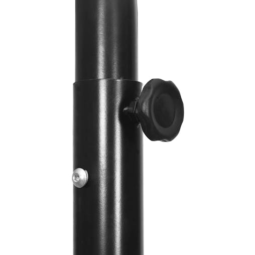 NNEVL Basketball Stand Transparent 256-361 cm Polycarbonate