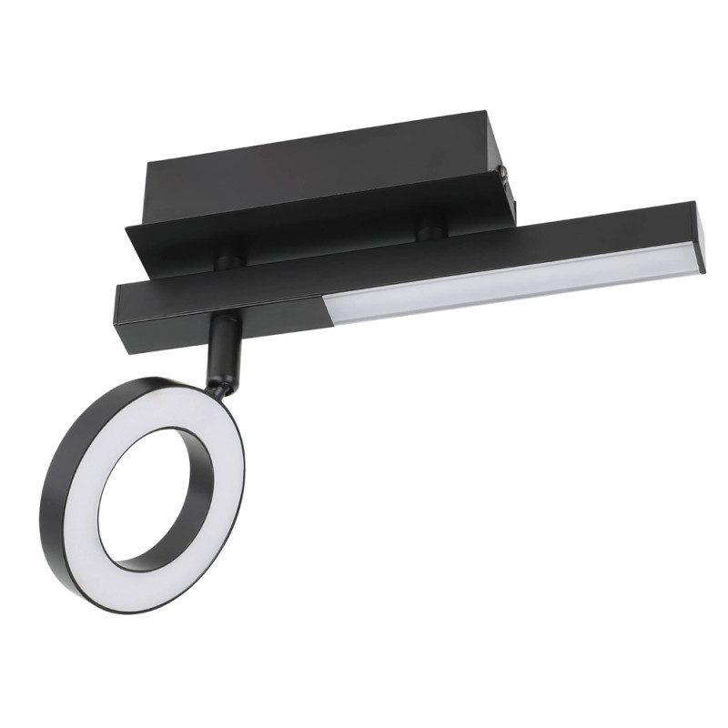 Spot LED Cardillio 2 noir 3,2 W et 2,2 W EGLO