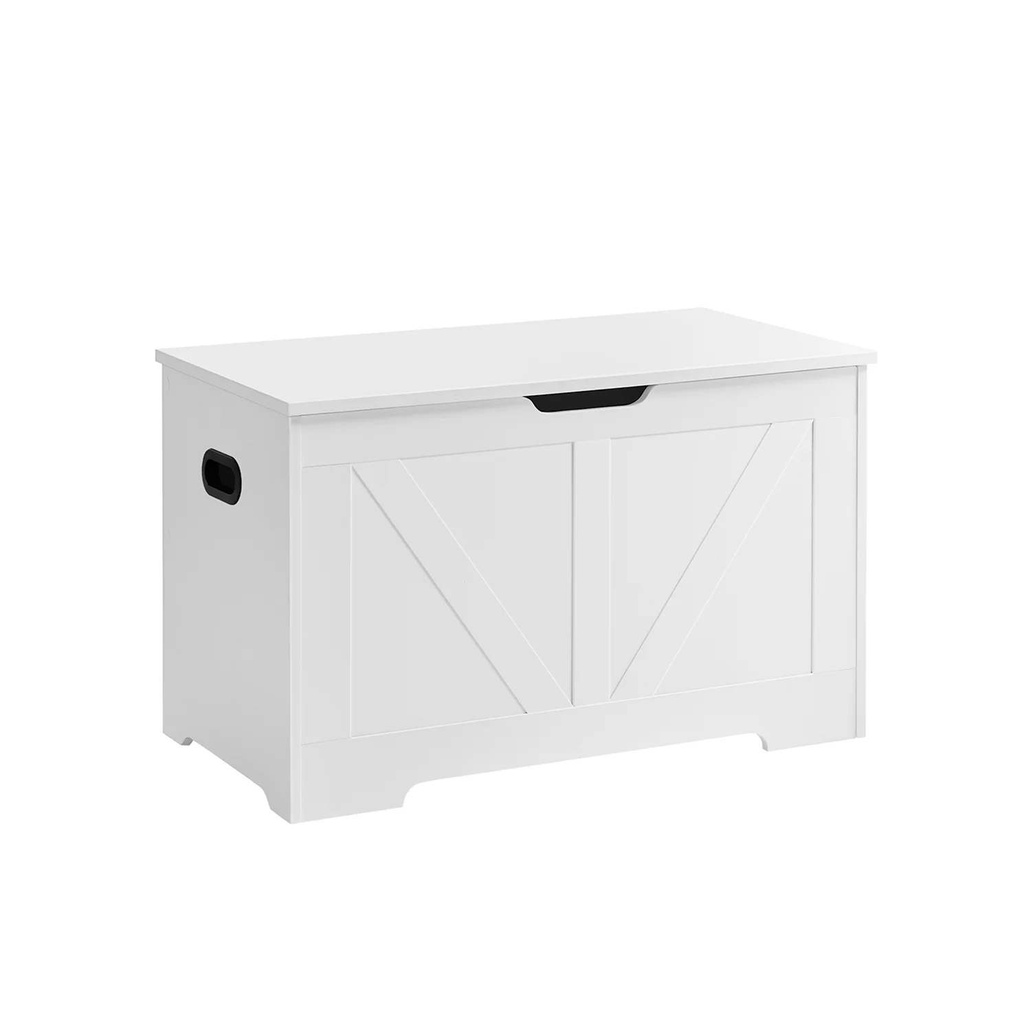Coffre de rangement avec 2 charnières de sécurité