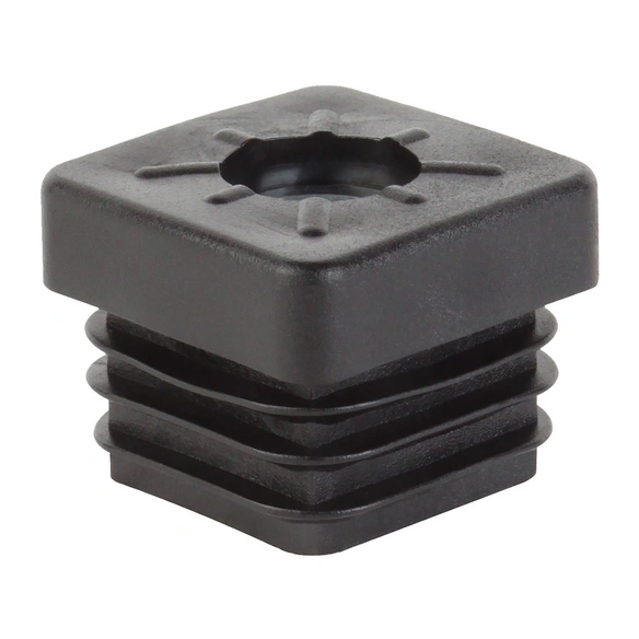 Gewindestopfen, M8, schwarz, Kunststoff, 4 Stück