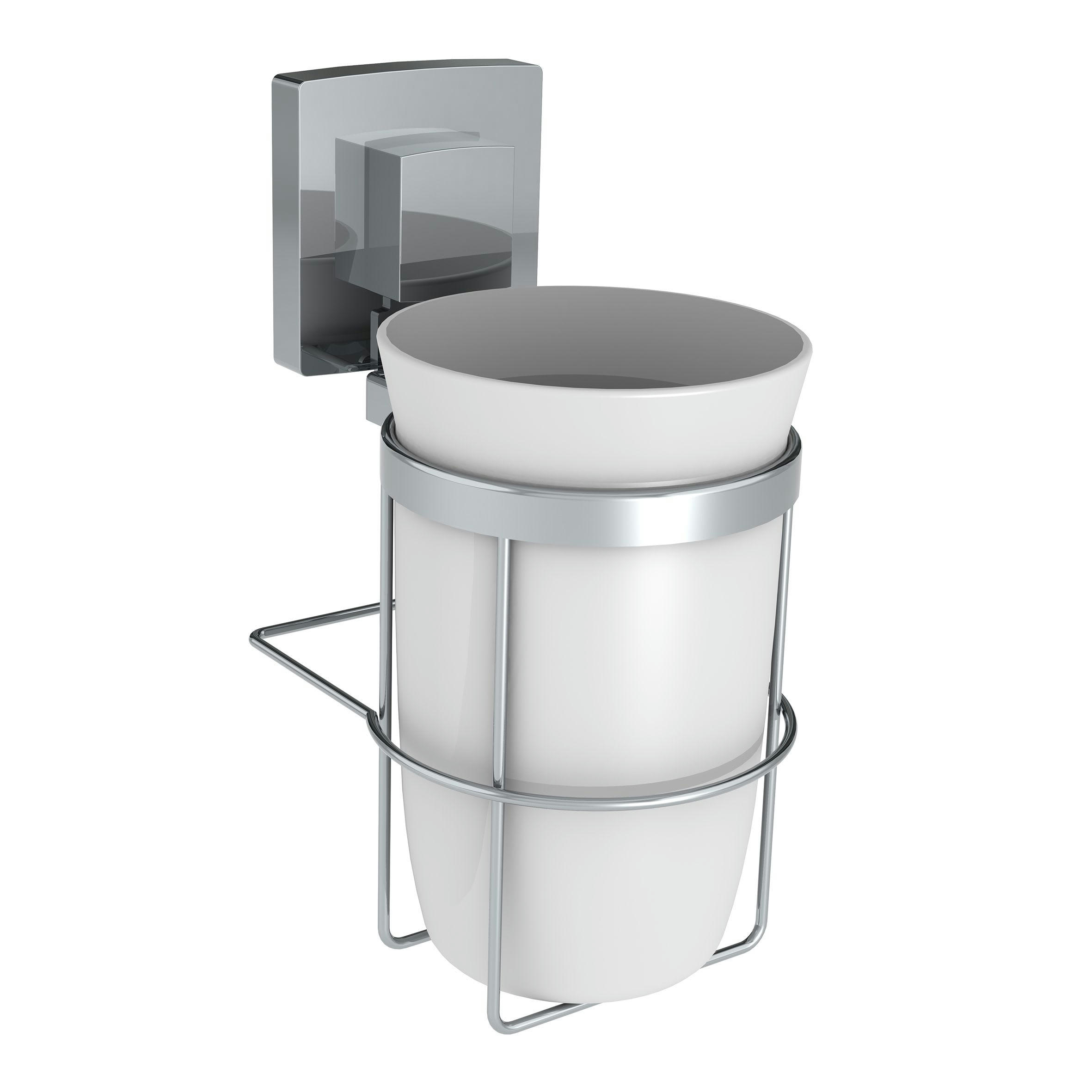 KOTE - Porte-gobelet  Acier inoxydable  Chromé  à fixer au mur