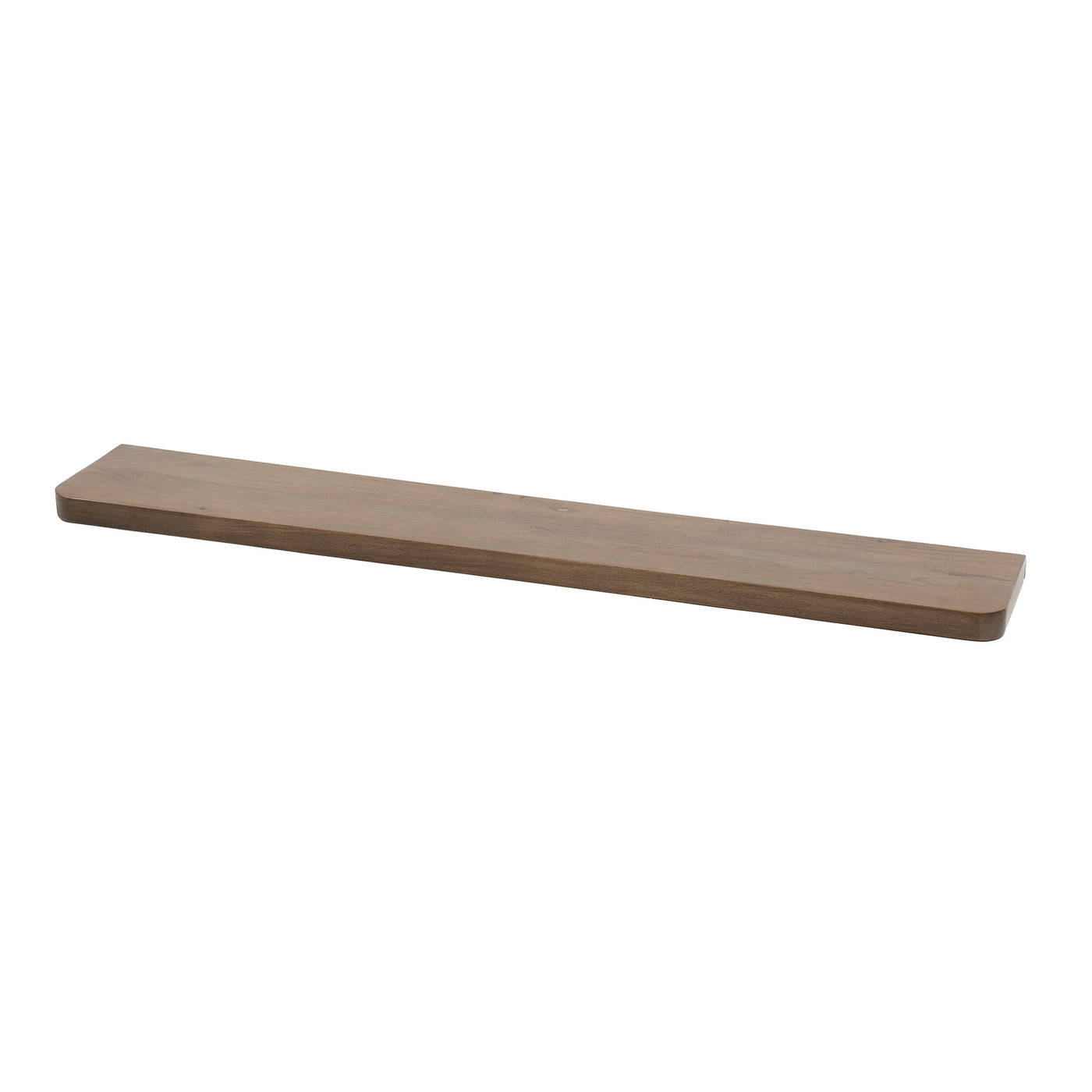 Giga Meubel Wandplank Carve - Bruin Acaciahout - 120x20x4cm