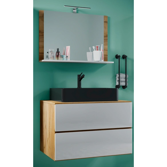 Waschplatz-Set »Lendas«, 3-tlg., 80 cm, braun