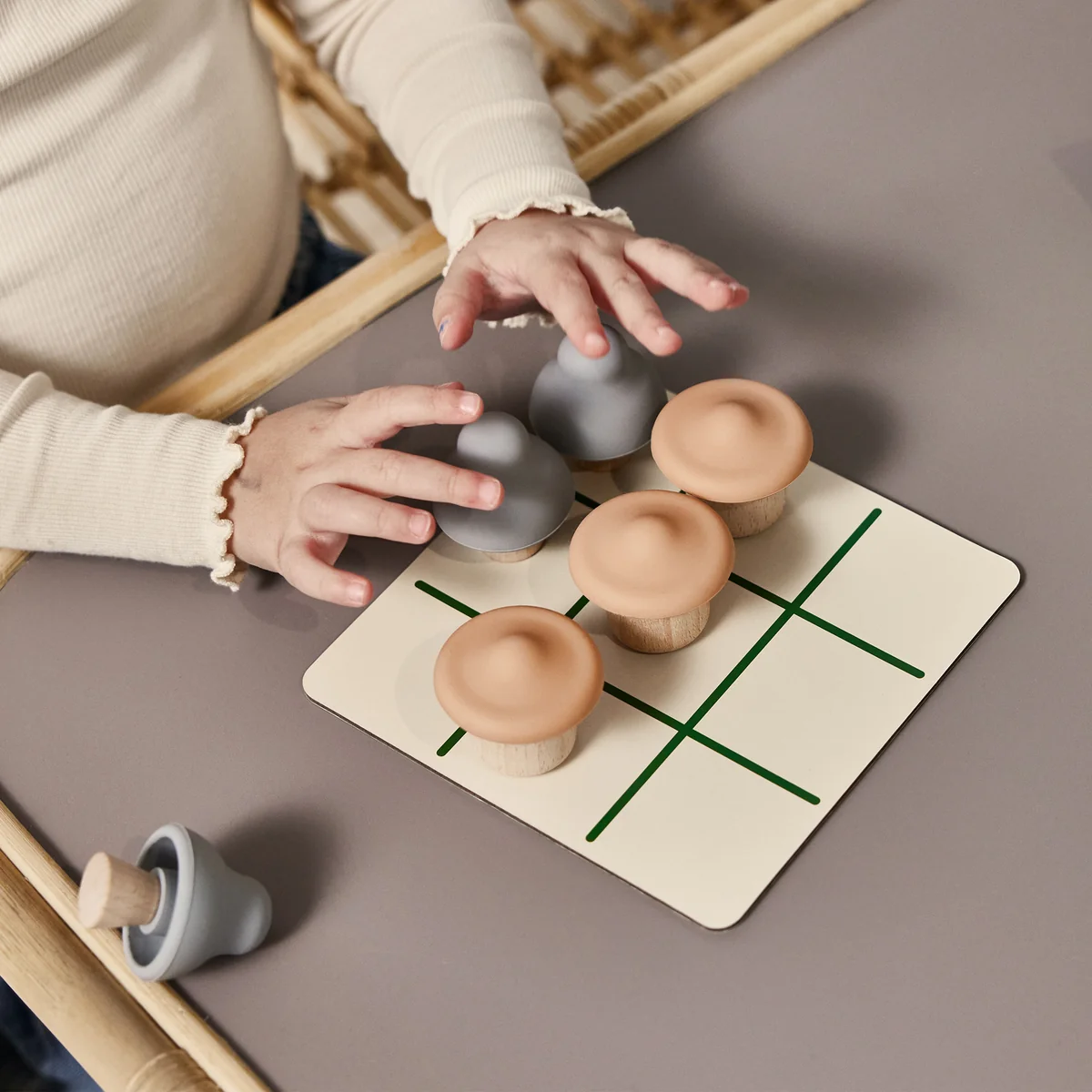 OYOY Mini - Mushroom TicTacToe, mehrfarbig