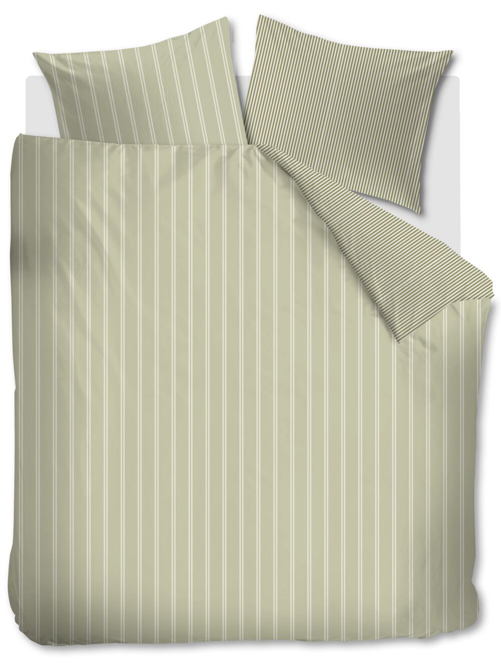 vtwonen Mini Stripe - 240 x 220 cm - Groen
