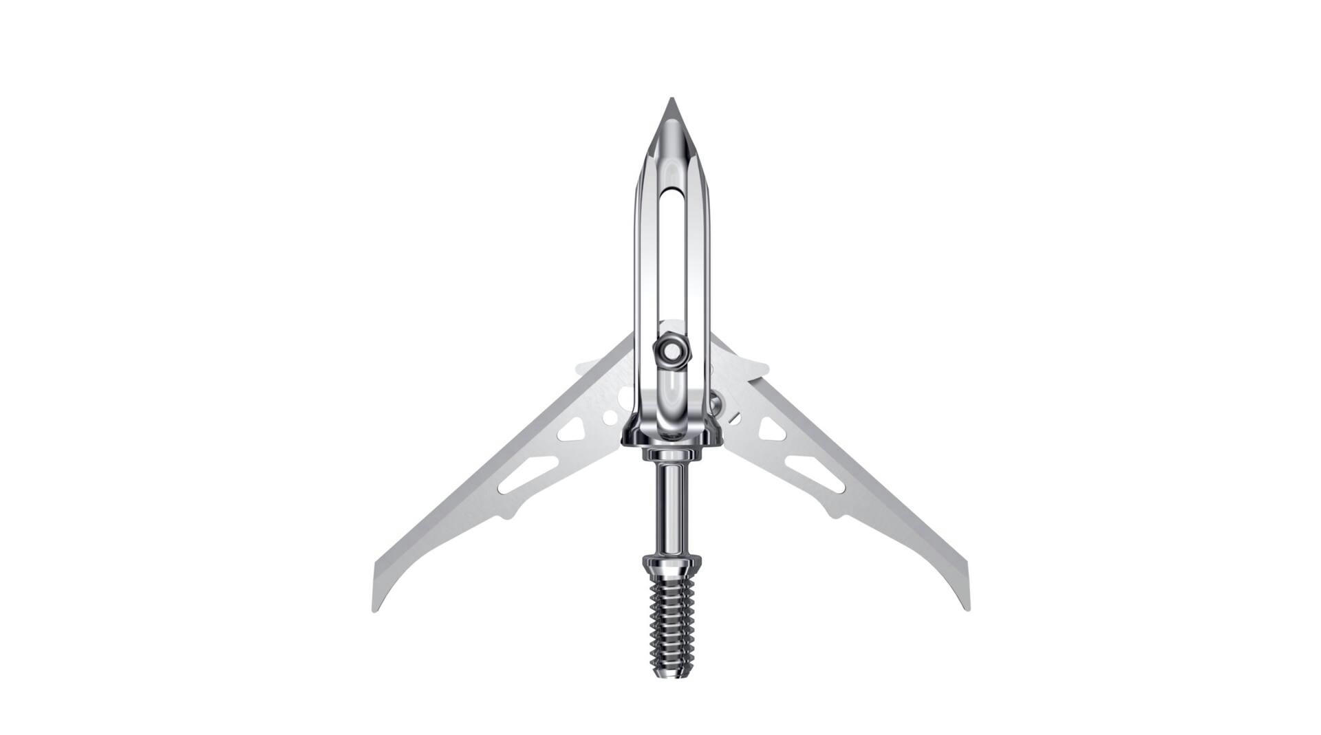 Crosman Ravin Mechanical Steel Broadhead/Arrow Tip For Crossbow, 100 Grain, 3-pk