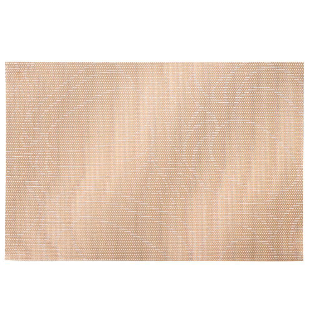 Set de table rectangulaire plastique motif citrouille orange 30x45cm