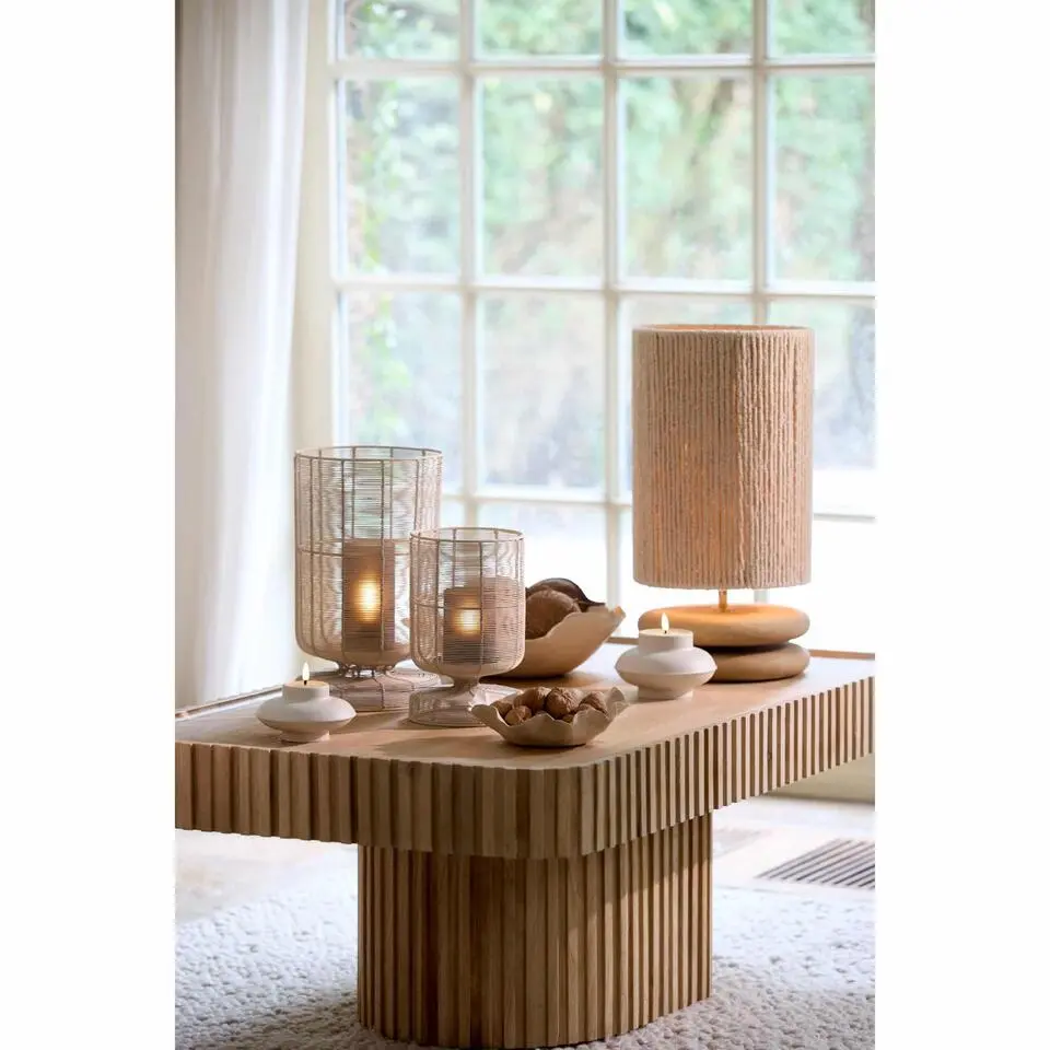 Lampvoet Eboli - Bruin - &Oslash;25x9cm