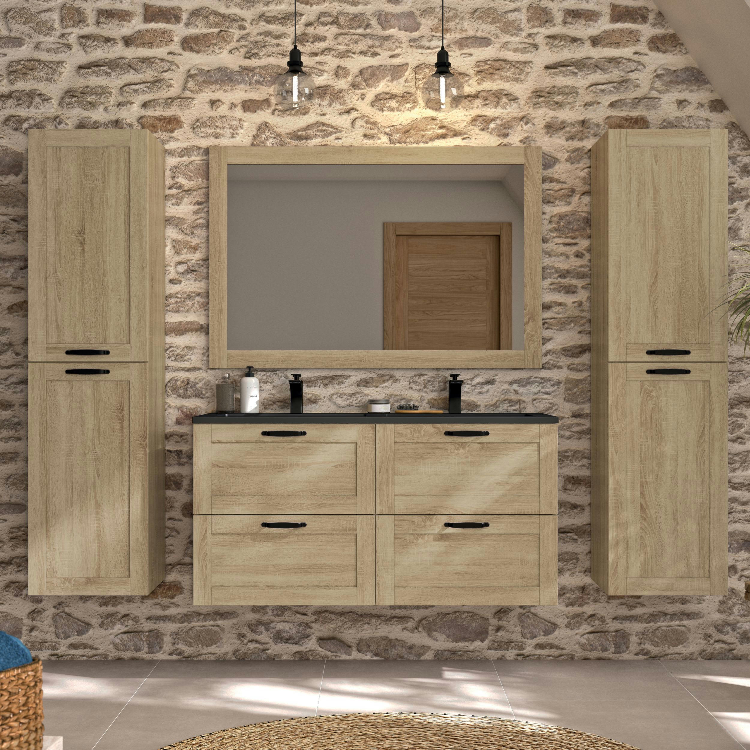 CAMBRIDGE - Meuble sous-vasque 120 x 58 x 46 cm