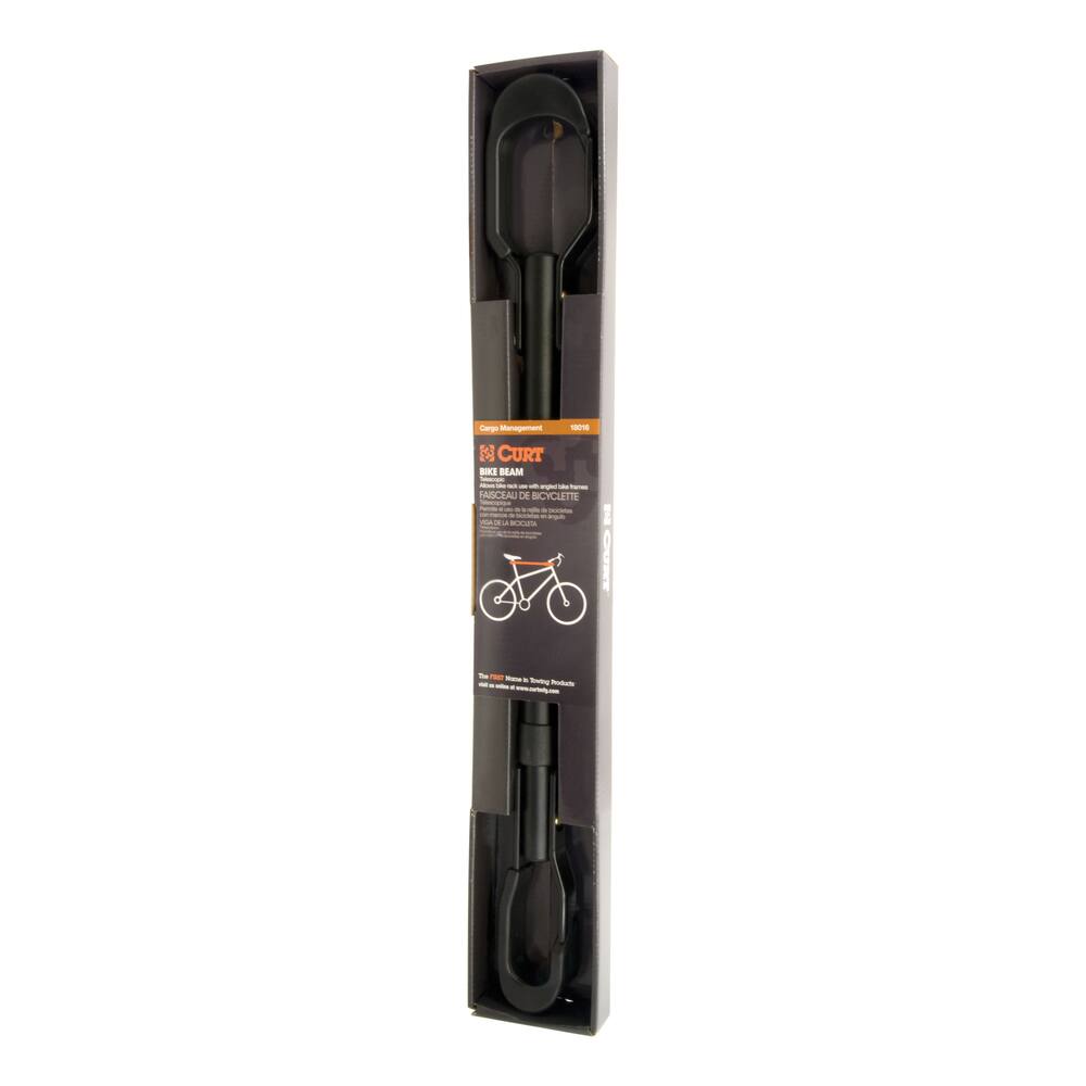 CURT Adjustable Bike Adapter Beam for Angled Frames, 22-1/-in to 31-in