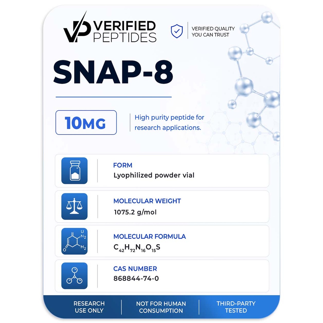verified peptides snap 8