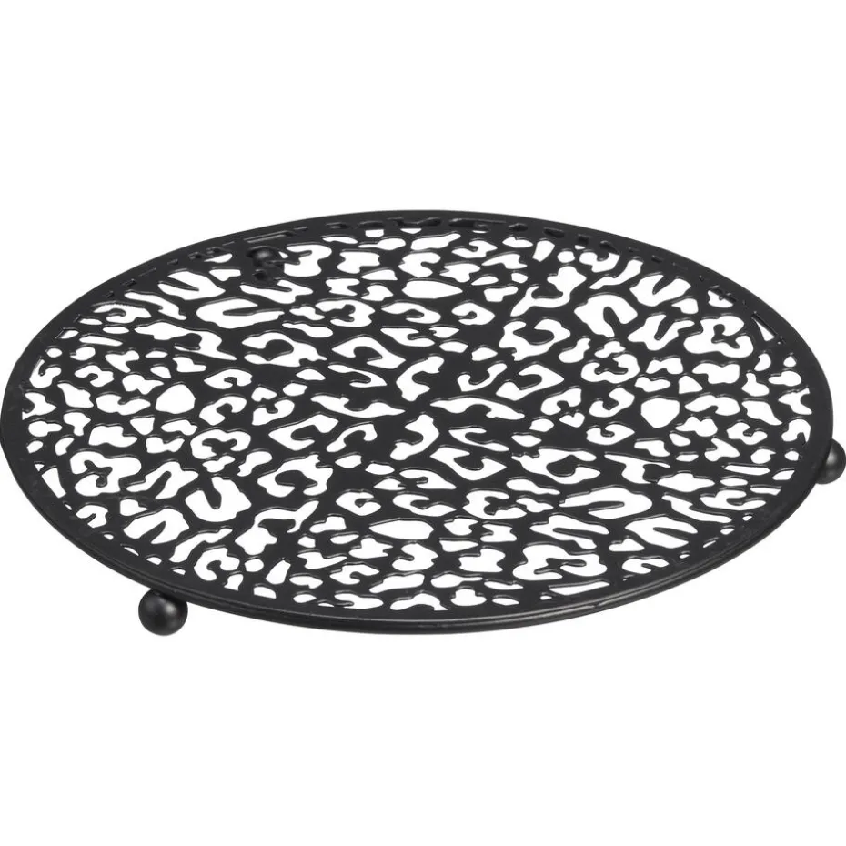 Kwantum Kerstservies | Onderzetters | Onderzetter Panter  Zwart