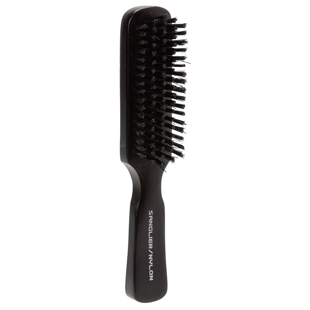 Brosse plate multi-usages en bois nylon/sanglier