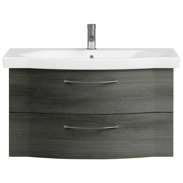 Waschtischunterschrank »Sprint Serie 6005«, (BxHxT): 97 x 49 x 51,5 cm, grau