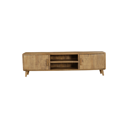 StarFurn Tv-Meubel Omaha - Naturel Mangohout - 180x45x50cm
