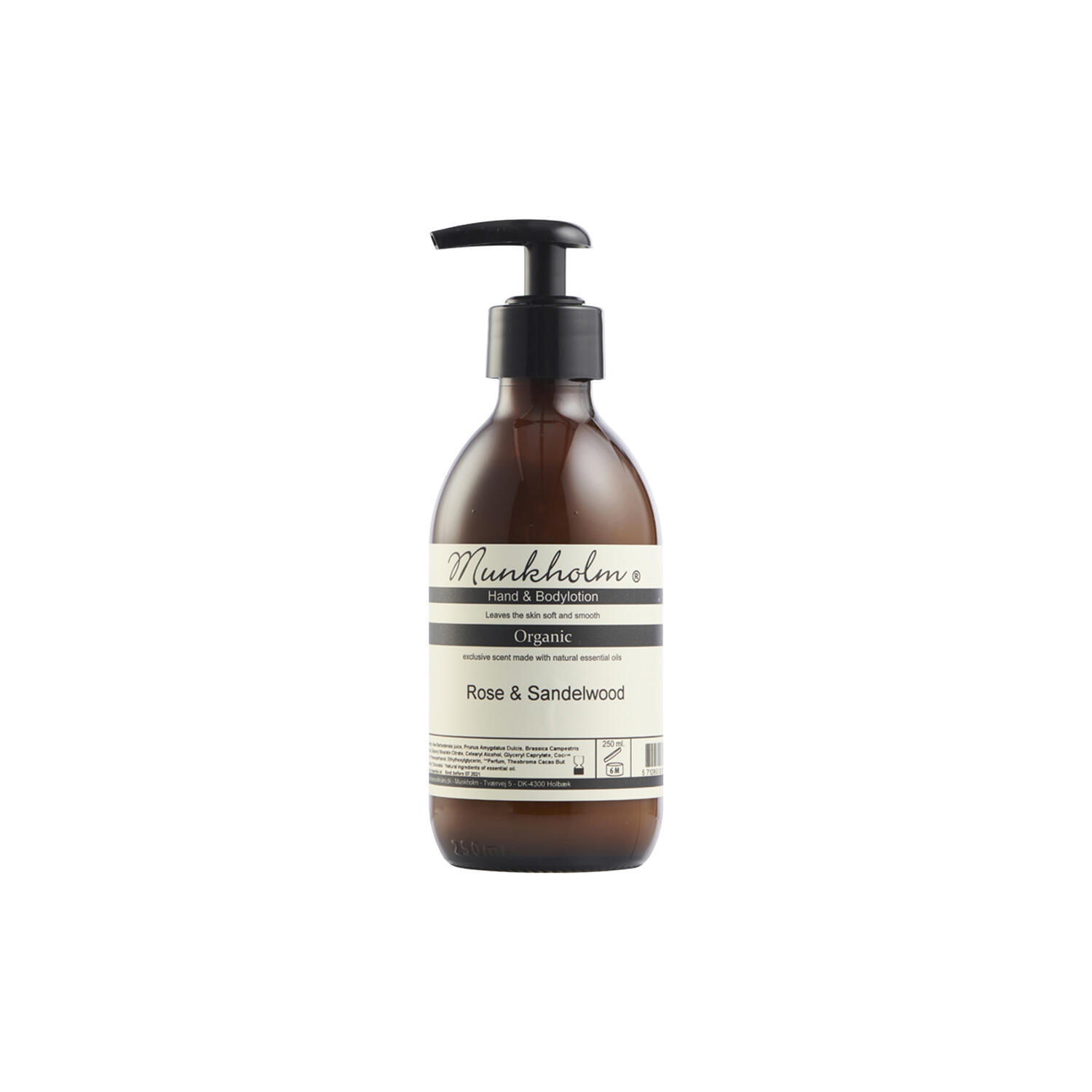 økologisk lotion, rose & sandalwood