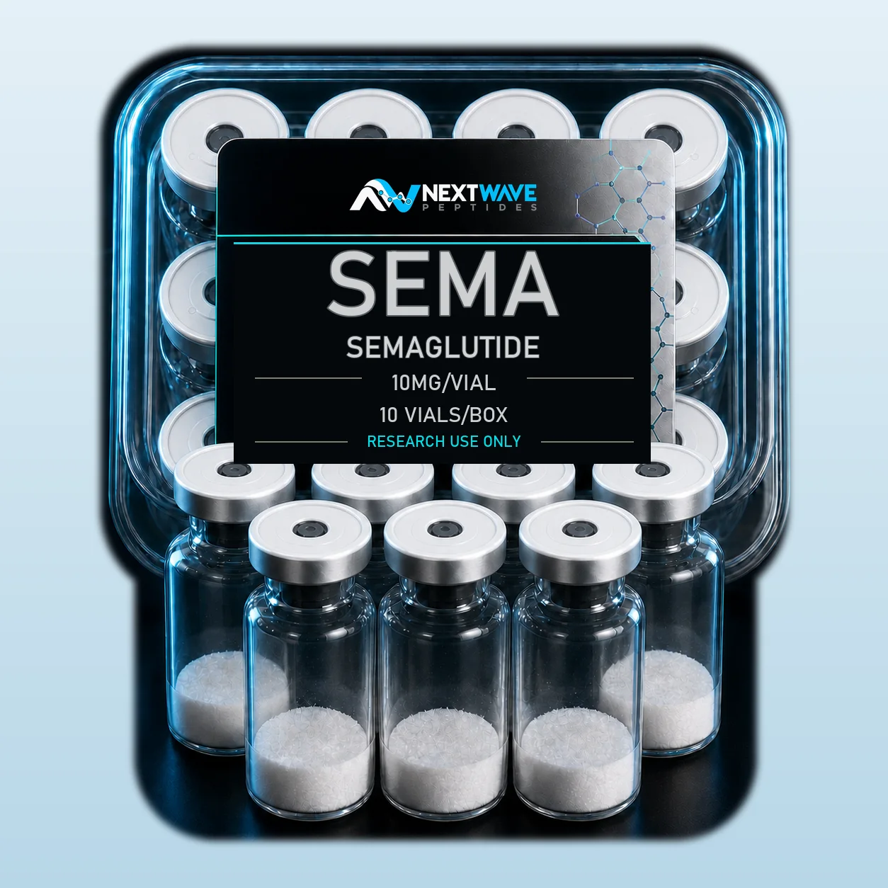 Semaglutide (Sema) - 10mg, 10 Vials | NextWave Peptides