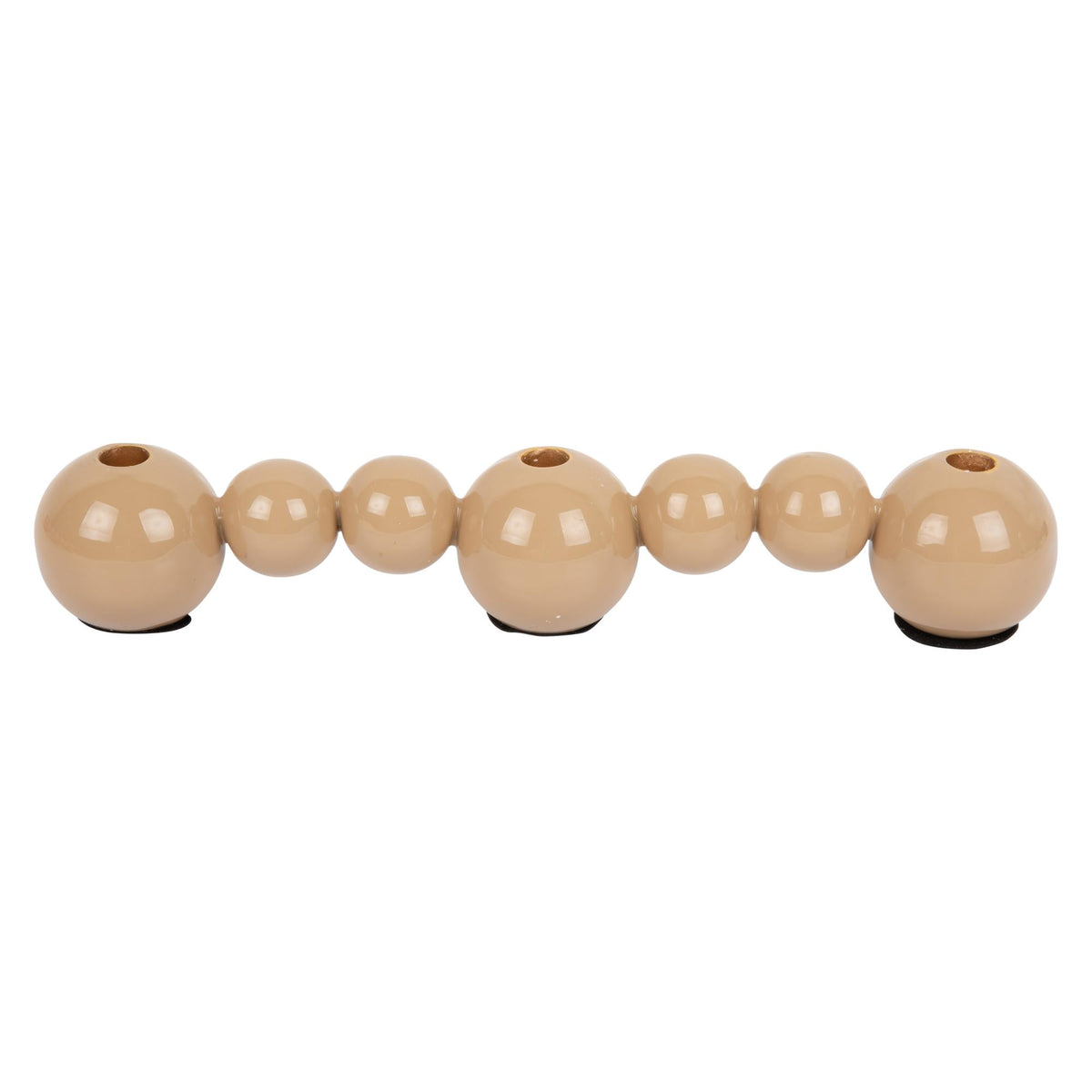 Present Time kandelaar Bubbles Straight - bruin - 41x7x7cm