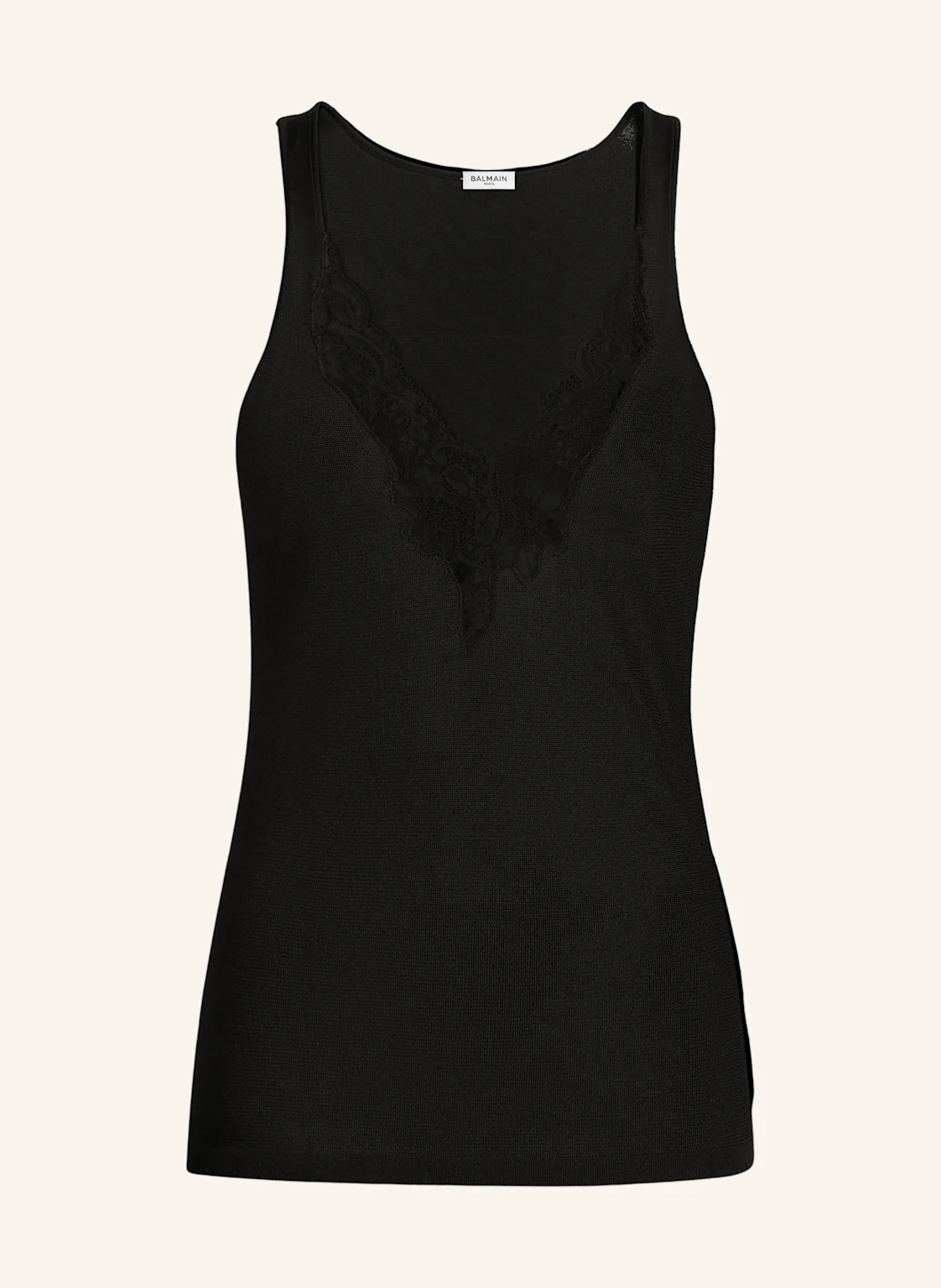 BALMAIN Tanktop mit Spitze