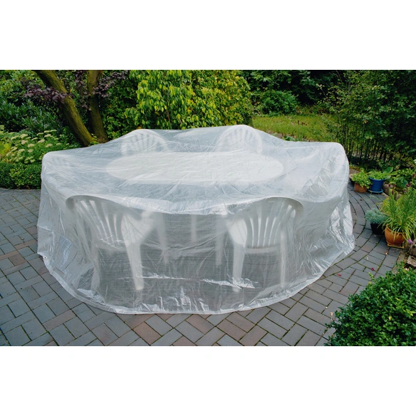 Gartenmöbel-Schutzhülle, Schutzhaube für runde Sitzgruppen, 320x93 cm