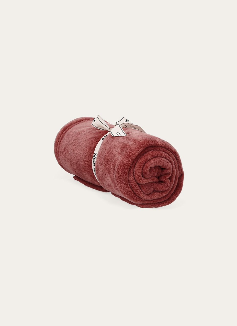 PLAID POLAIRE UNI DOUX VIEUX ROSE